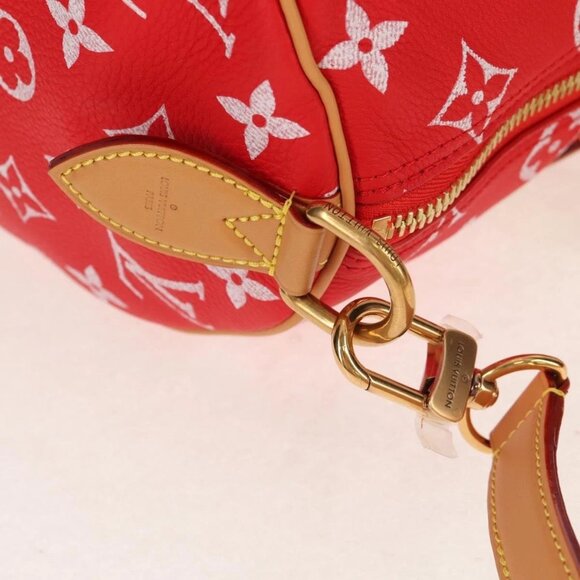 LOUIS VUITTON Monogram Speedy P9 Bandouliere 40 Bag Rouge M24420 Auth 150936SM - Picture 9 of 16